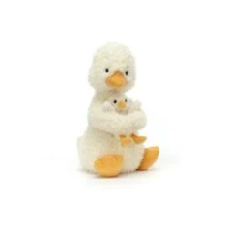 Jellycat Peluche Huddles Canard - L : 10 Cm X H: 24 Cm