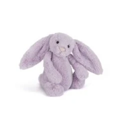 Jellycat Peluche Bashful Lilac Bunny Small - L: 8 Cm X L : 9 Cm X H: 18 Cm