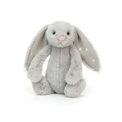 Jellycat Peluche Bashful Shimmer Bunny Small - L: 8 Cm X L : 9 Cm X H: 18 Cm