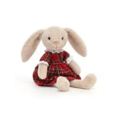 Jellycat Peluche Lottie Bunny Tartan - L: 6 Cm X L : 10 Cm X H: 27 Cm
