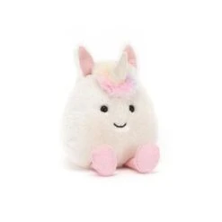 Jellycat Amuseabean Unicorn H : 10 Cm X L : 14 Cm X L :10 Cm