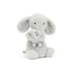 Jellycat Huddles Grey Elephant H : 10 Cm X L : 14 Cm X L :26 Cm