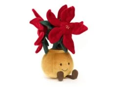 JELLYCAT A1PONS - Amuseable Poinsettia- H : 24 Cm X L : 11 Cm