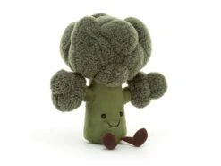 JELLYCAT A2BRO - Peluche Amuseable Broccoli - L: 13 Cm X L : 22 Cm X H: 23 Cm
