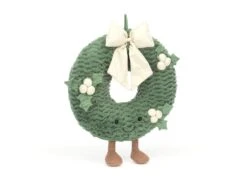 JELLYCAT A2GWRE - Amuseable Gold Wreath Large - Dimensions : L : 32 Cmx H : 35 Cm