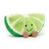 JELLYCAT A2LIME - Amuseable Slice Of Lime - H : 18 Cm X L : 25 Cm -Touslesprix jellycat a2lime