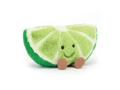 JELLYCAT A2LIME - Amuseable Slice Of Lime - H : 18 Cm X L : 25 Cm