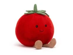 JELLYCAT A2TM - Peluche Amuseable Tomato - L: 9 Cm X L : 14 Cm X H: 17 Cm