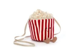 JELLYCAT A4BPOP - Amuseable Popcorn Bag H : 12 Cm X L : 12 Cm X L :19 Cm