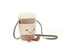 JELLYCAT A4COFB - Peluche Amuseable Coffee-To-Go Bag - L : 13 Cm X H: 22 Cm