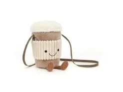 JELLYCAT A4COFBN - Amuseable Coffee-To-Go Bag - L: 13 Cm X L: 13 Cm X H: 22 Cm