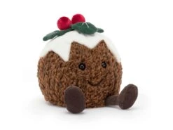 JELLYCAT A4PUD - Amuseable Christmas Pudding - H : 17 Cm X L : 13 Cm
