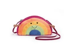 JELLYCAT A4RBB - Amuseable Rainbow Bag - L: 5 Cm X L: 25 Cm X H: 13 Cm -Touslesprix jellycat a4rbb 1