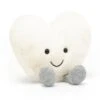JELLYCAT A6CRH - Amuseable Cream Heart Small - H : 11 Cm X L : 12 Cm
