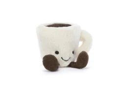 JELLYCAT A6EC - Peluche Amuseable Espresso Cup - L: 6 Cm X L : 5 Cm X H: 10 Cm
