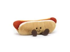 JELLYCAT A6HD - Amuseable Hot Dog - L: 7 Cm X L: 25 Cm X H: 11 Cm