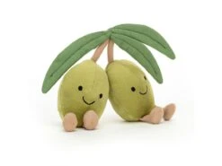 JELLYCAT A6LV - Peluche Amuseable Olives - L: 5 Cm X L : 11 Cm X H: 11 Cm
