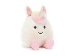 JELLYCAT AD3U - Amuseabean Unicorn H : 10 Cm X L : 14 Cm X L :10 Cm