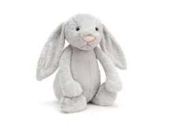 JELLYCAT BARB1BS - Peluche Bashful Silver Bunny Really Big - L: 26 Cm X L : 29 Cm X H: 67 Cm