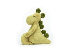 JELLYCAT BAS3DNO - Peluche Bashful Dino Medium - L: 9 Cm X L : 12 Cm X H: 31 Cm -Touslesprix jellycat bas3dno 1