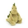 JELLYCAT BAS3DNO - Peluche Bashful Dino Medium - L: 9 Cm X L : 12 Cm X H: 31 Cm -Touslesprix jellycat bas3dno