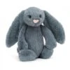 JELLYCAT BAS3DUSKB - Peluche Bashful Dusky Blue Bunny Medium - L : 12 Cm X H: 31 Cm -Touslesprix jellycat bas3duskb peluche bashful dusky blue bunny medium l 12 cm x h 31 cm 1400