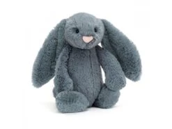 JELLYCAT BAS3DUSKB - Peluche Bashful Dusky Blue Bunny Medium - L : 12 Cm X H: 31 Cm