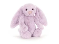 JELLYCAT BAS3HYUSN - Bashful Lilac Bunny Medium - L: 9 Cm X L: 12 Cm X H: 31 Cm