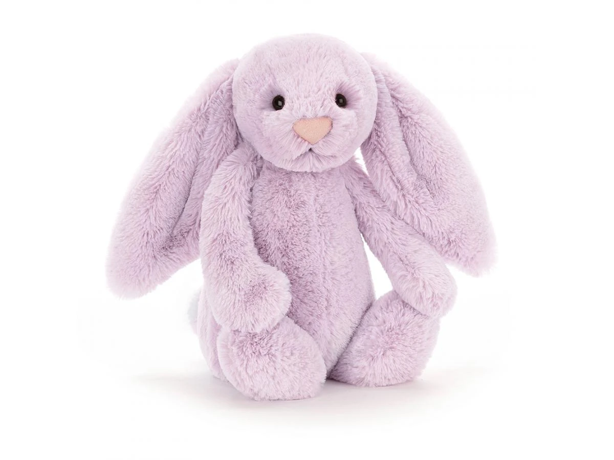 JELLYCAT BAS3HYUSN - Bashful Lilac Bunny Medium - L: 9 Cm X L: 12 Cm X H: 31 Cm 3 JELLYCAT BAS3HYUSN - Bashful Lilac Bunny Medium - L: 9 Cm X L: 12 Cm X H: 31 Cm