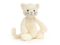 JELLYCAT BAS3KIT - Peluche Bashful Cream Kitten Medium - L: 9 Cm X L : 12 Cm X H: 31 Cm