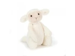 JELLYCAT BAS3LUSN - Peluche Bashful Lamb Medium - L: 9 Cm X L : 12 Cm X H: 31 Cm