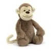JELLYCAT BAS3MKN - Peluche Bashful Monkey Medium - L: 9 Cm X L : 12 Cm X H: 31 Cm -Touslesprix jellycat bas3mkn