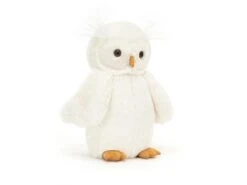 JELLYCAT BAS3OWL - Bashful Owl Original (Medium) H : 10 Cm X L : 10 Cm X L :24 Cm