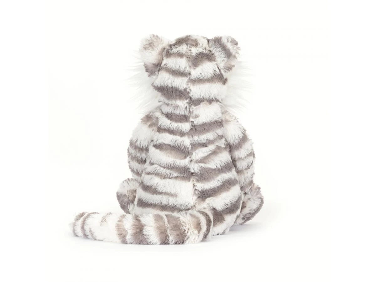 JELLYCAT BAS3SNT - Peluche Bashful Snow Tiger Medium - L: 9 Cm X L : 12 Cm X H: 31 Cm 5 JELLYCAT BAS3SNT - Peluche Bashful Snow Tiger Medium - L: 9 Cm X L : 12 Cm X H: 31 Cm – Image 3