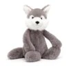 JELLYCAT BAS3WN - Bashful Wolf Medium - L: 9 Cm X L: 12 Cm X H: 31 Cm -Touslesprix jellycat bas3wn