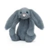 JELLYCAT BASS6DUSKBN - Bashful Dusky Blue Bunny Small - L: 8 Cm X L: 9 Cm X H: 18 Cm