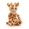 JELLYCAT BASS6GS - Peluche Bashful Giraffe Small - L: 8 Cm X L : 9 Cm X H: 18 Cm