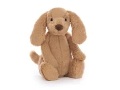 JELLYCAT BASS6TPUSN - Bashful Toffee Puppy Small - L: 8 Cm X L: 9 Cm X H: 18 Cm