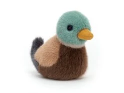JELLYCAT BIR6M - Peluche Birdling Canard Colvert - L : 7 Cm X H: 10 Cm