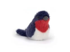 JELLYCAT BIR6S - Birdling Swallow - L: 9 Cm X L: 7 Cm X H: 10 Cm