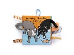 JELLYCAT BK444KTN - Kitten Tails Activity Book H : 5 Cm X L : 13 Cm X L :22 Cm -Touslesprix jellycat bk444ktn 1