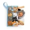 JELLYCAT BK444KTN - Kitten Tails Activity Book H : 5 Cm X L : 13 Cm X L :22 Cm -Touslesprix jellycat bk444ktn