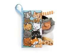 JELLYCAT BK444KTN - Kitten Tails Activity Book H : 5 Cm X L : 13 Cm X L :22 Cm