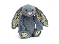 JELLYCAT BL3DUSK - Peluche Blossom Dusky Blue Bunny Medium - L : 12 Cm X H: 31 Cm