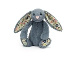 JELLYCAT BL6DUSKN - Blossom Dusky Blue Bunny Small - L: 8 Cm X L: 9 Cm X H: 18 Cm
