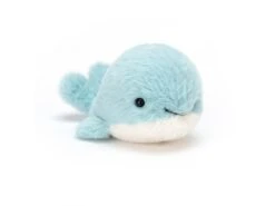 JELLYCAT F6W - Peluche Fluffy Whale - L: 6 Cm X L : 5 Cm X H: 10 Cm