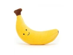 JELLYCAT FABF6B - Peluche Fabulous Fruit Banana - L : 13 Cm X H: 17 Cm -Touslesprix jellycat fabf6b peluche fabulous fruit banana l 13 cm x h 17 cm jellycat 1600 1