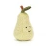 JELLYCAT FABF6PEAR - Peluche Fabulous Fruit Pear - L : 7 Cm X H: 11 Cm
