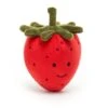 JELLYCAT FABF6S - Peluche Fabulous Fruit Strawberry - L : 7 Cm X H: 8 Cm