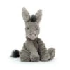 JELLYCAT FW6DON - Peluche Fuddlewuddle Donkey Medium - L : 11 Cm X H: 23 Cm -Touslesprix jellycat fw6don